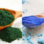 Qual é a diferença entre a spirulina azul e a verde?